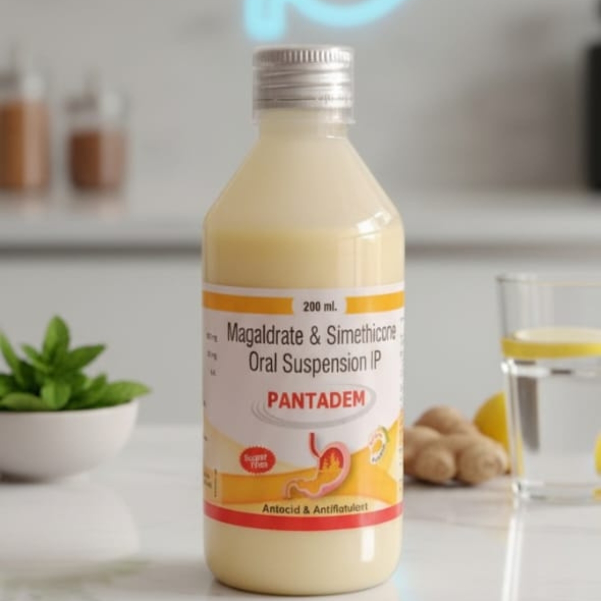 Black and White Geometri Open Here Square Sticker